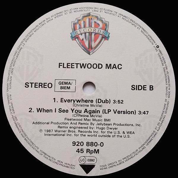 Fleetwood Mac : Everywhere (12")