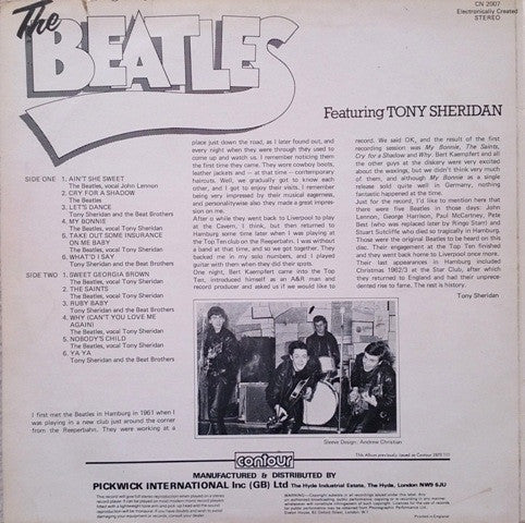 The Beatles Featuring Tony Sheridan : The Beatles Featuring Tony Sheridan (LP, Comp, RE)