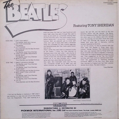The Beatles Featuring Tony Sheridan : The Beatles Featuring Tony Sheridan (LP, Comp, RE)