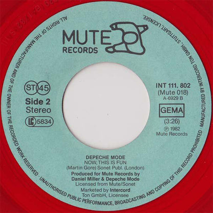 Depeche Mode : See You (7", Single, Red)