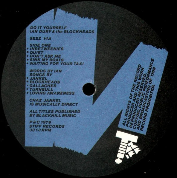 Ian Dury And The Blockheads : Do It Yourself (LP, Album)