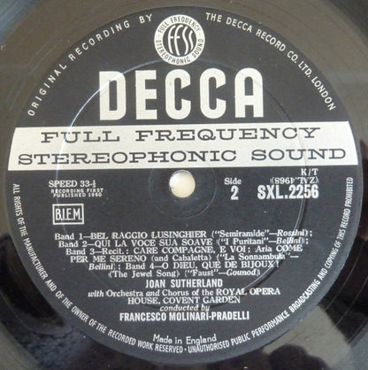 Joan Sutherland, Francesco Molinari-Pradelli, Chorus Of The Royal Opera House, Covent Garden, Orchestra Of The Royal Opera House, Covent Garden : The Art Of The Prima Donna. Vol. 1 (LP)