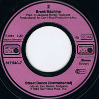 Break Machine : Street Dance (7", Single)