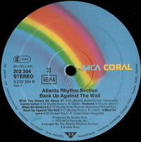 Atlanta Rhythm Section : Back Up Against The Wall (LP, Album, RE)