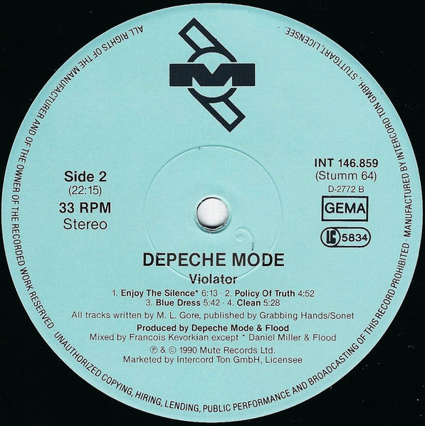 Depeche Mode : Violator (LP, Album)