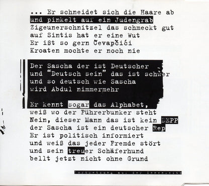 Die Toten Hosen : Sascha ... Ein Aufrechter Deutscher (CD, Single)