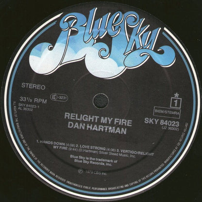 Dan Hartman : Relight My Fire (LP, Album)