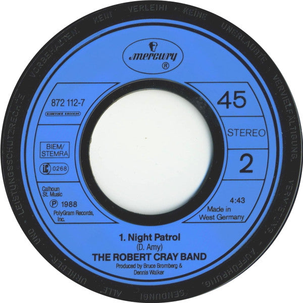 The Robert Cray Band : Don't Be Afraid Of The Dark (7", Single)