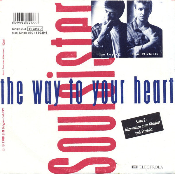Soulsister : The Way To Your Heart (7", Single)