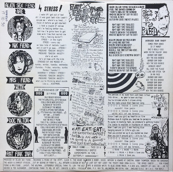 Alien Sex Fiend : Curse (LP, Album)