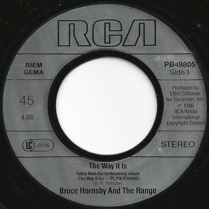 Bruce Hornsby And The Range : The Way It Is (7", Single)