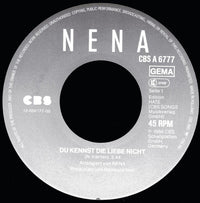Nena : Du Kennst Die Liebe Nicht (7", Single)