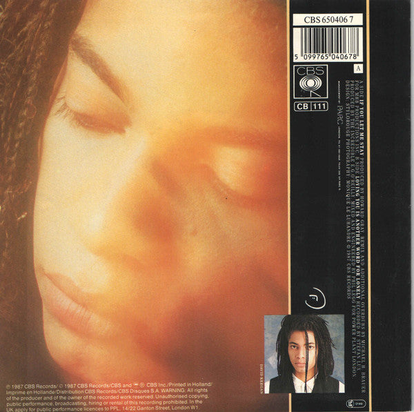 Terence Trent D'Arby : If You Let Me Stay (7", Single)