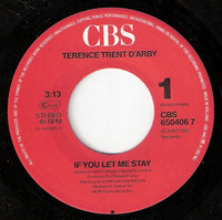 Terence Trent D'Arby : If You Let Me Stay (7", Single)