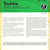 Paul Anka : Verboten (7", EP)