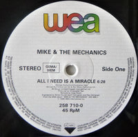 Mike + The Mechanics* : All I Need Is A Miracle (Extended Remix) (12", Maxi)