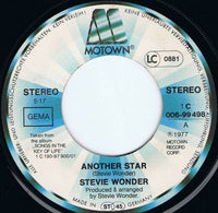 Stevie Wonder : Another Star (7", Single)