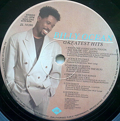 Billy Ocean : Greatest Hits (LP, Comp)