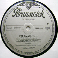 The Who : Pop Giants, Vol. 3 (LP, Comp)