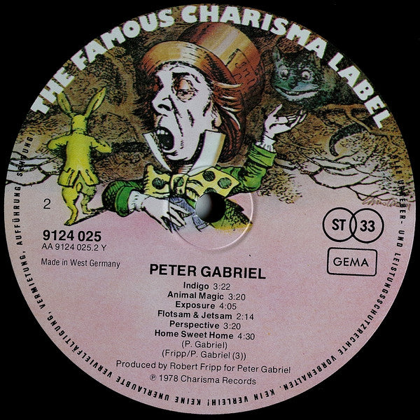 Peter Gabriel : Peter Gabriel (LP, Album)
