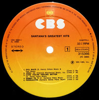 Santana : Santana's Greatest Hits (LP, Comp, RE, Clu)
