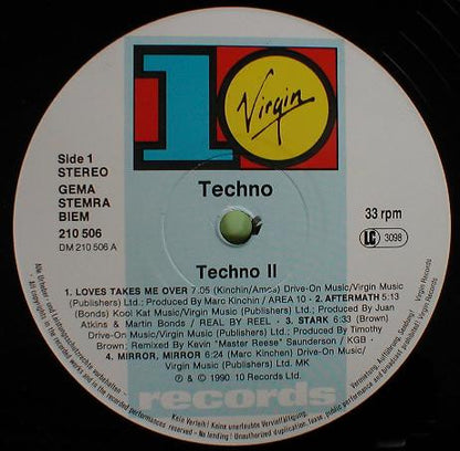 Various : Techno 2: The Next Generation (LP, Comp)