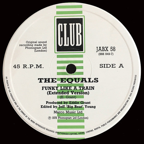 The Equals : Funky Like A Train (12")