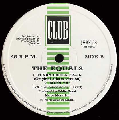 The Equals : Funky Like A Train (12")