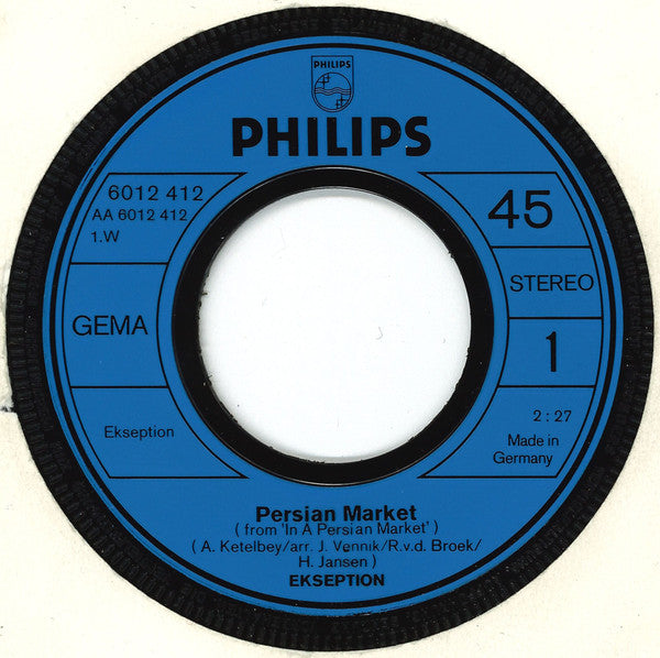 Ekseption : Persian Market  (7", Single)