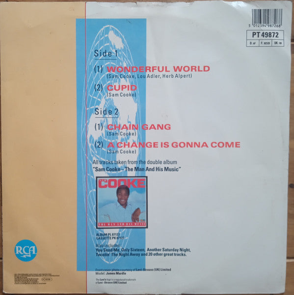 Sam Cooke : Wonderful World (12", EP, Mono, Lab)
