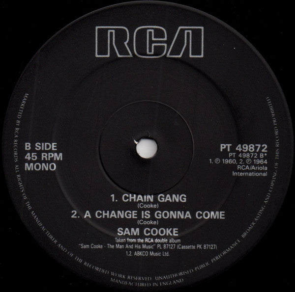 Sam Cooke : Wonderful World (12", EP, Mono, Lab)