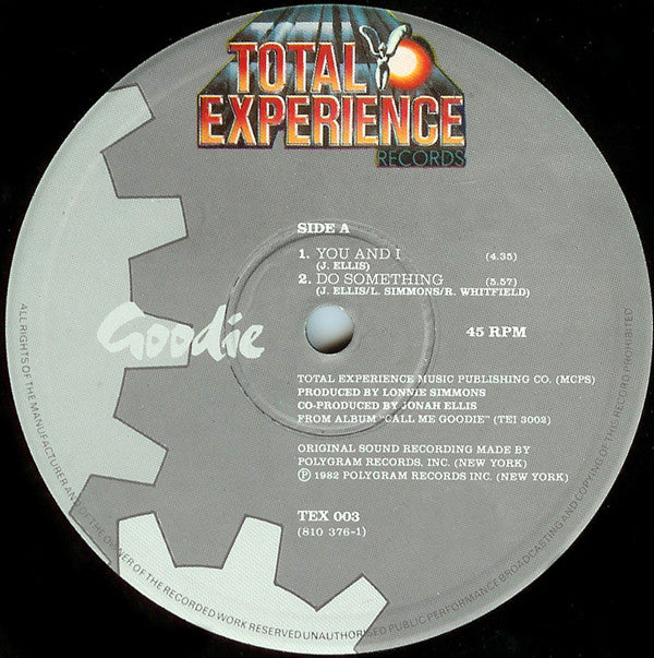 Goodie : You And I (12")