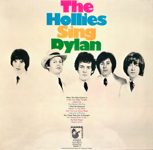 The Hollies : The Hollies Sing Dylan (LP, Album)