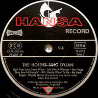 The Hollies : The Hollies Sing Dylan (LP, Album)