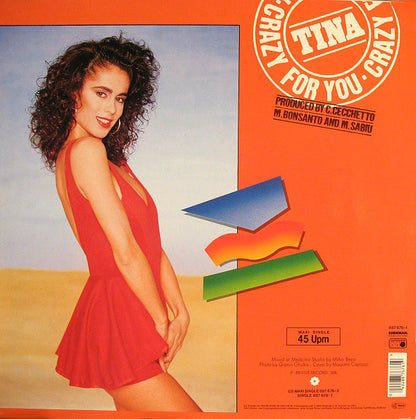 Tina : Crazy For You (12", Maxi)
