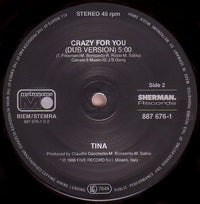Tina : Crazy For You (12", Maxi)