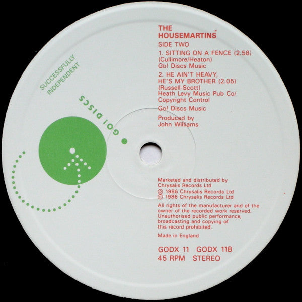 The Housemartins : Happy Hour (12", Single)