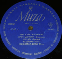 Hot Club "Melomani", American Jazz Group : Hot Club Melomani / American Jazz Group (10", Mono, RE)