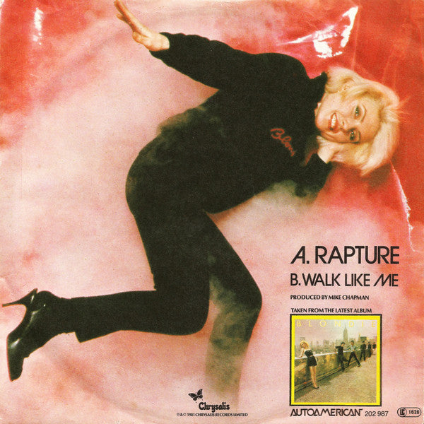 Blondie : Rapture (7", Single)