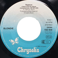 Blondie : Rapture (7", Single)