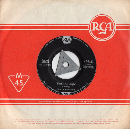 Elvis Presley : That's All Right (7")