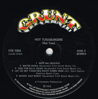 Hot Tuna : Burgers (LP, Album, Gat)