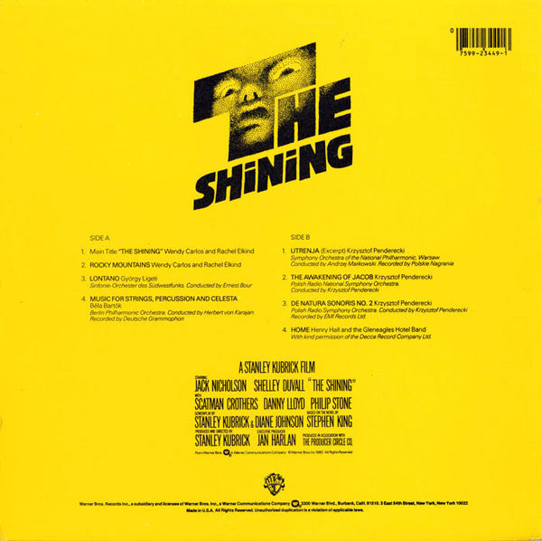Various : The Shining (Original Sound Track) (LP, Album)