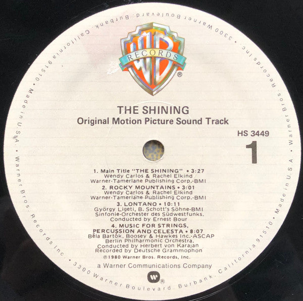 Various : The Shining (Original Sound Track) (LP, Album)