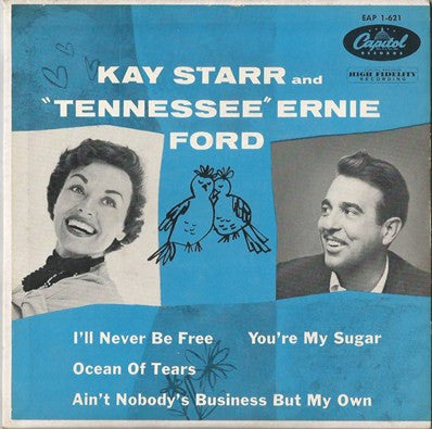 Kay Starr And "Tennessee" Ernie Ford* : Kay Starr And Tennessee Ernie Ford (7", EP)