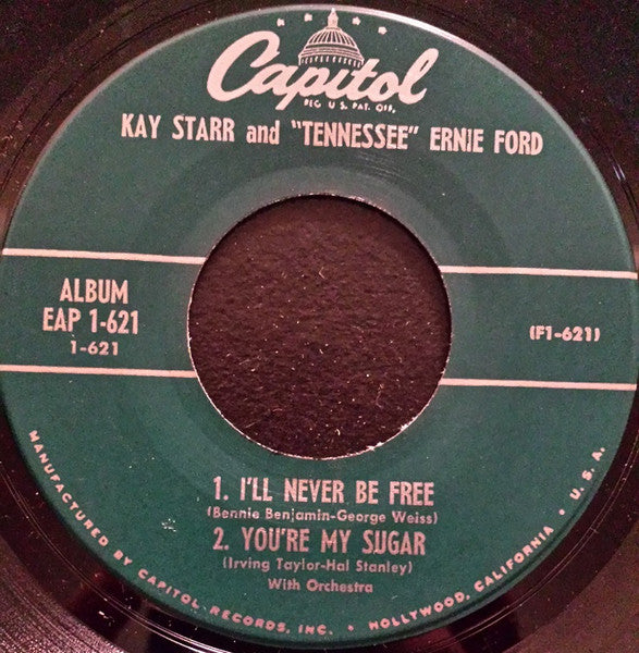 Kay Starr And "Tennessee" Ernie Ford* : Kay Starr And Tennessee Ernie Ford (7", EP)