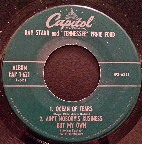 Kay Starr And "Tennessee" Ernie Ford* : Kay Starr And Tennessee Ernie Ford (7", EP)