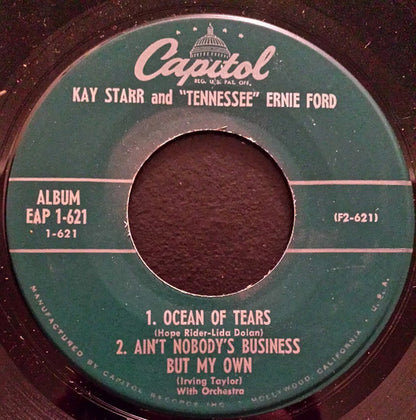 Kay Starr And "Tennessee" Ernie Ford* : Kay Starr And Tennessee Ernie Ford (7", EP)