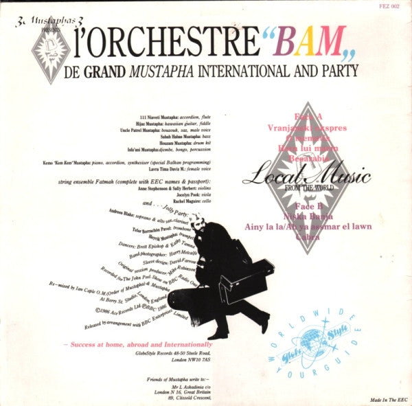 3 Mustaphas 3 Present L'Orchestre "Bam" De Grand Mustapha International And Party : Local Music (LP, Album)
