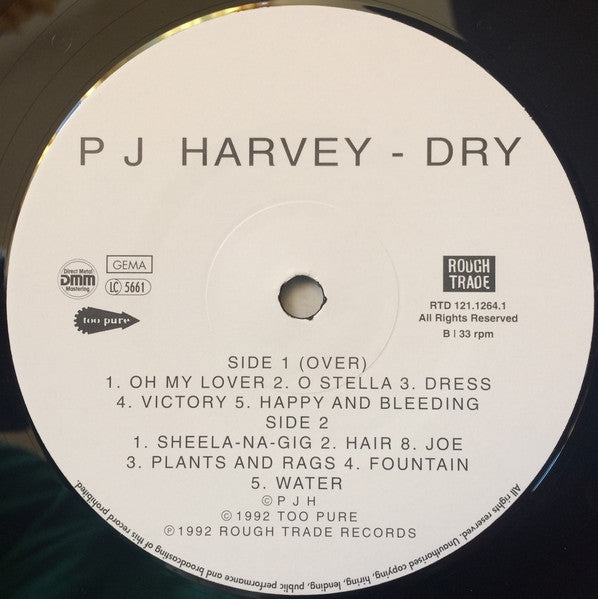 P J Harvey* : Dry (LP, Album)